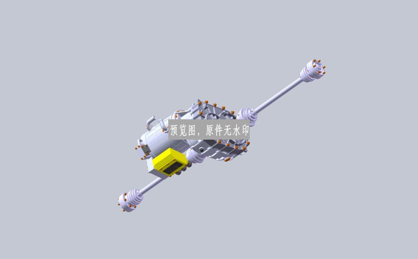 新能源汽车电机驱动系统设计三维CATIA模型图纸